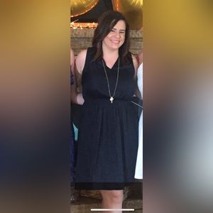 Navy blue Banana Republic dress, size 8